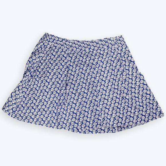 Liz Claiborne Plus Blue White Print Circle Skirt 22W - Picture 1 of 9
